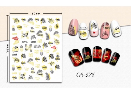 3D Nail Stickers - CA-576